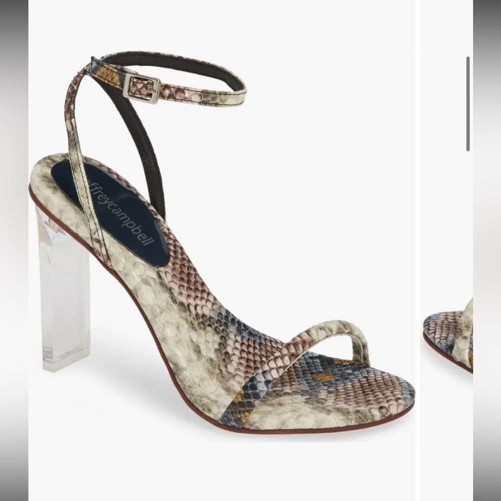 Jeffrey Campbell Vaccine Clear Heel Sandal